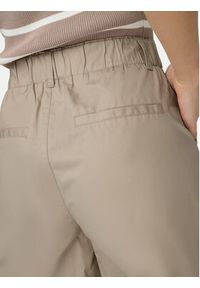 only - ONLY Bermudy Zora 15344538 Beżowy jasny Loose Fit. Kolor: beżowy. Materiał: bawełna #4