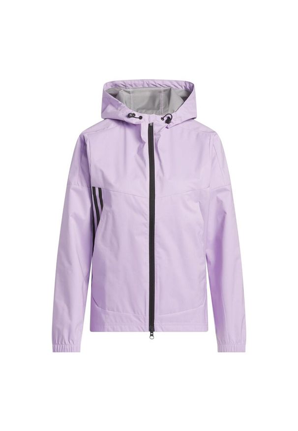 Adidas - Kurtka Provisional. Typ kołnierza: golf. Kolor: różowy. Materiał: materiał. Sport: golf