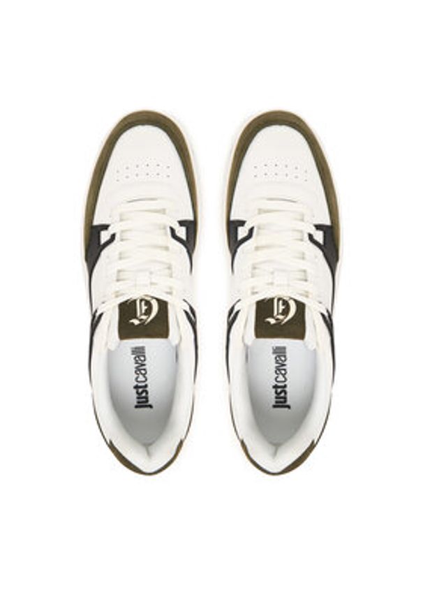 Just Cavalli Sneakersy 80QA3SM2 ZPC24 Kolorowy. Materiał: skóra. Wzór: kolorowy