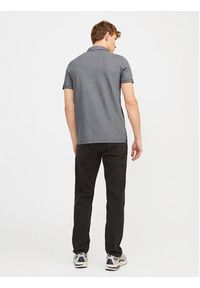 Jack & Jones - Jack&Jones Polo Paulos 12136668 Szary Slim Fit. Typ kołnierza: polo. Kolor: szary. Materiał: bawełna #3