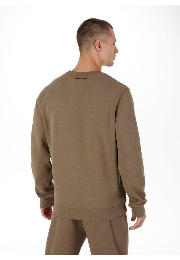 PITBULL - Bluza sportowa męska Pitbull West Coast Beyer Crewneck. Kolor: brązowy
