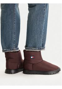 Tommy Jeans Śniegowce Tjw Snow Boot EN0EN02823 Brązowy. Kolor: brązowy. Materiał: materiał #4