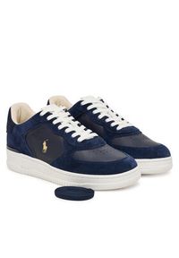 Polo Ralph Lauren Sneakersy 809973705002 Granatowy. Kolor: niebieski. Materiał: skóra, zamsz #4