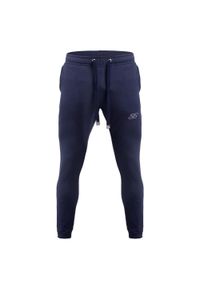 ZINA - Spodnie piłkarskie dla dorosłych Zina Comodo Senior bawełniane. Kolor: niebieski. Materiał: bawełna. Sport: piłka nożna