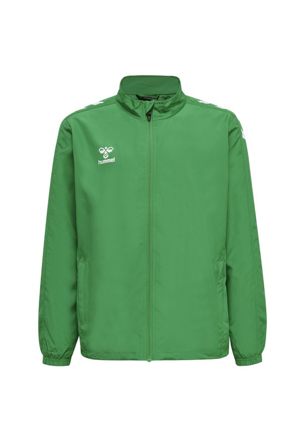 Kurtka do piłki ręcznej dla dzieci Hummel Micro Zip. Kolor: zielony. Sport: piłka ręczna