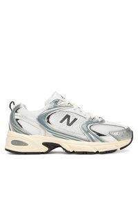 Sneakersy New Balance. Kolor: srebrny