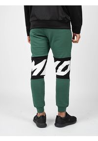 John Richmond - Richmond Sport Spodnie | UMA22088PA | Mężczyzna | Zielony. Okazja: na co dzień. Kolor: zielony. Materiał: bawełna, poliester. Wzór: nadruk, aplikacja. Styl: sportowy