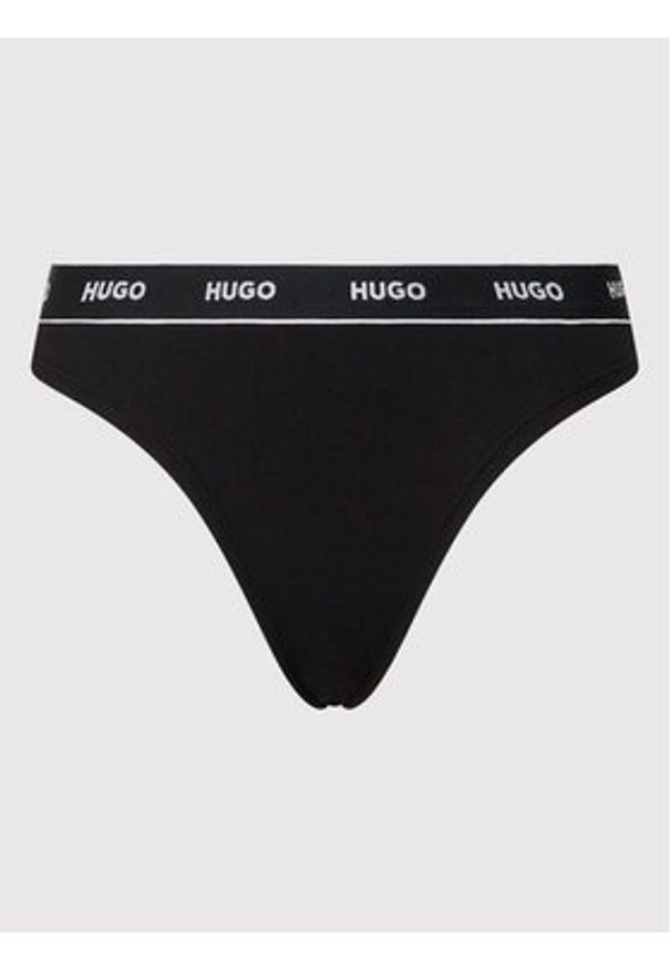 Hugo Komplet 3 par stringów 50469681 Kolorowy. Materiał: bawełna. Wzór: kolorowy