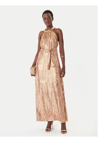 Artigli Sukienka wieczorowa ACAB004599 Brązowy Regular Fit. Kolor: brązowy. Materiał: syntetyk. Styl: wizytowy #2