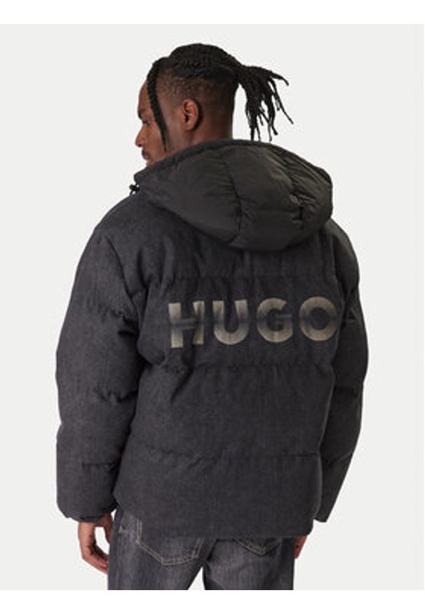 Hugo - HUGO Kurtka zimowa Bowan 254W1 50546769 Czarny Regular Fit. Kolor: czarny. Materiał: syntetyk. Sezon: zima