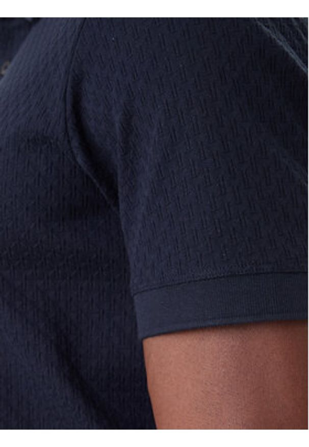 JOOP! Polo Roni 10100056 30100501 Granatowy Regular Fit. Typ kołnierza: polo. Kolor: niebieski. Materiał: bawełna