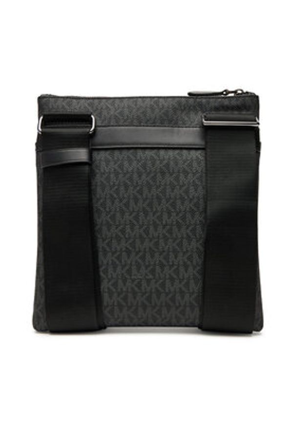 MICHAEL Michael Kors Saszetka Hudson 33T5LHDM1B Czarny. Kolor: czarny. Materiał: skóra