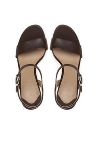 Lauren Ralph Lauren - LAUREN RALPH LAUREN Sandały 802940727011 Brązowy. Kolor: brązowy. Materiał: skóra #5
