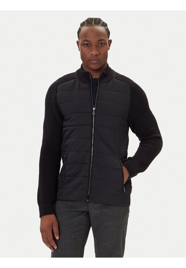 JOOP! Jeans Kurtka przejściowa 15 JJK-21Nelior 30047538 Czarny Modern Fit. Kolor: czarny. Materiał: bawełna