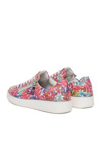 Remonte Sneakersy D2E02-90 Czerwony. Kolor: czerwony. Materiał: skóra