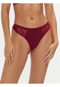 TOMMY HILFIGER - Tommy Hilfiger Stringi UW0UW05521 Czerwony. Kolor: czerwony. Materiał: syntetyk #1