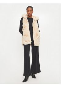 Rinascimento Bezrękawnik CFC0118310003 Beżowy Regular Fit. Kolor: beżowy. Materiał: syntetyk. Długość rękawa: bez rękawów #4