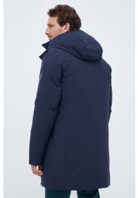 Save The Duck kurtka męska kolor granatowy zimowa. Typ kołnierza: kaptur. Kolor: niebieski. Materiał: poliester, puch. Sezon: zima #5