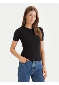 Calvin Klein T-Shirt LV044D246G Czarny Slim Fit. Kolor: czarny #1