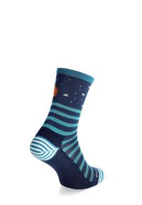 DARN TOUGH - Skarpety merino damskie Darn Tough Animal Haus Crew Lightweight. Kolor: niebieski
