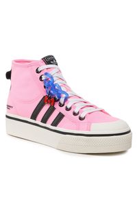 Adidas - Buty adidas. Kolor: różowy. Obcas: na platformie #1