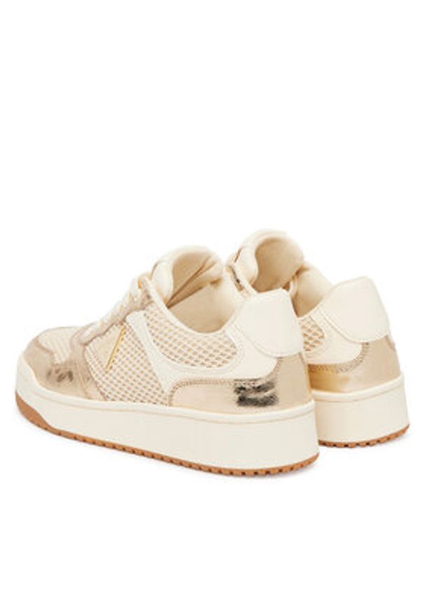 Guess Sneakersy FLJM14 LEL12 Złoty. Kolor: złoty. Materiał: skóra