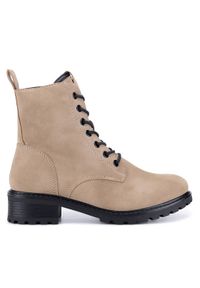 Clara Barson Trzewiki WS2971-33 Beżowy. Kolor: beżowy. Materiał: materiał #1