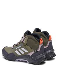 Adidas - adidas Trekkingi Terrex AX4 Mid GORE-TEX IG8843 Zielony. Kolor: zielony. Materiał: materiał