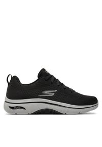 skechers - Skechers Sneakersy Go Walk Arch Fit 2.0-Idyllic 2 216516/BKCC Czarny. Kolor: czarny. Materiał: materiał