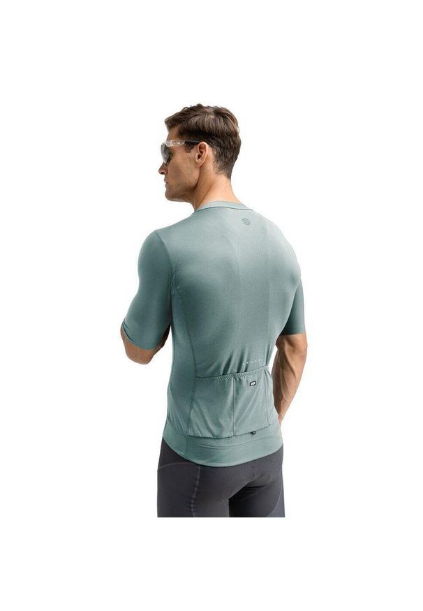SIROKO - Męska ultralekka koszulka rowerowa Kolarstwo Siroko SRX Dauphiné. Kolor: zielony. Materiał: nylon, jersey. Sport: kolarstwo