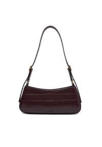 Calvin Klein Torebka Ck Croc Small LV04F3283G Bordowy. Kolor: czerwony. Materiał: skórzane #4