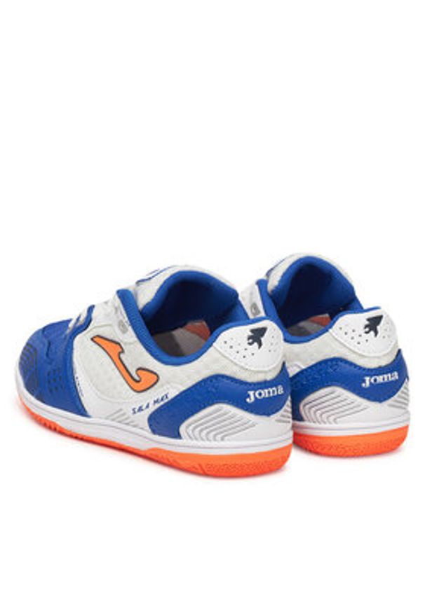 Joma Buty do piłki nożnej Sala Max Jr 2504 SMJS2504IN Biały. Kolor: biały. Materiał: materiał