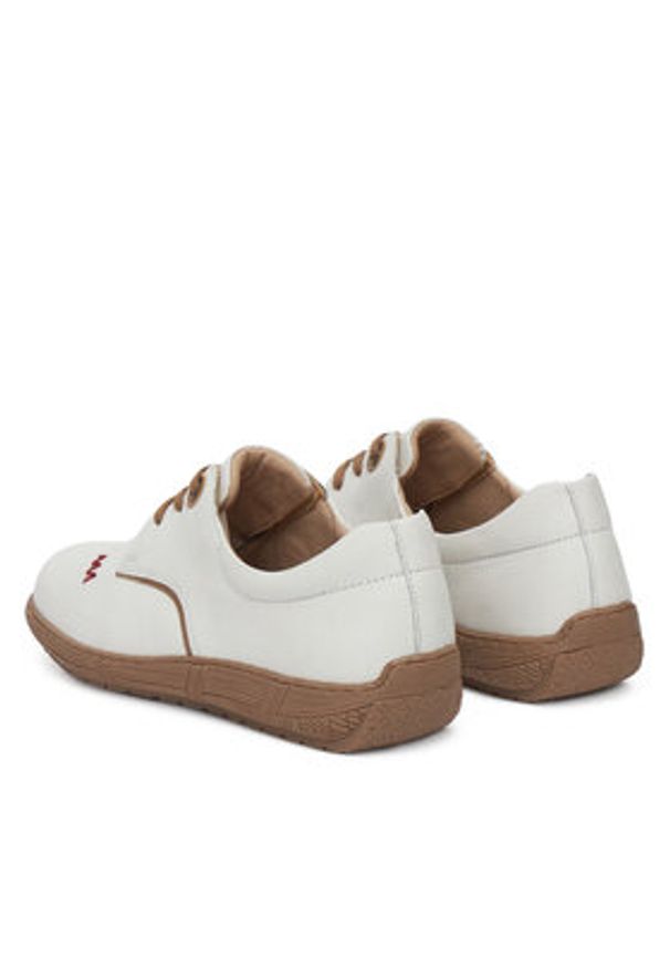 Go Soft Półbuty WI23-COMFORT-01 Biały. Kolor: biały. Materiał: skóra