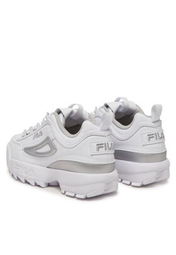 Fila Sneakersy Disruptor M FFT0146 13070 Biały. Kolor: biały. Materiał: skóra
