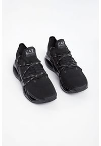 EA7 Emporio Armani - Sneakersy męskie EMPORIO ARMANI. Zapięcie: sznurówki. Wzór: prążki, aplikacja #1