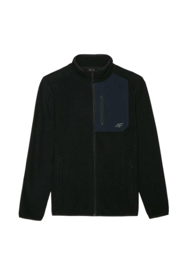 4f - Bluza Męska 4F. Kolor: czarny. Materiał: polar