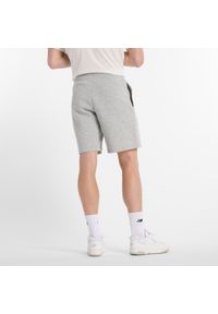 Spodenki męskie New Balance MS51940AG – szare. Kolor: szary. Materiał: materiał, bawełna, dresówka, poliester #3
