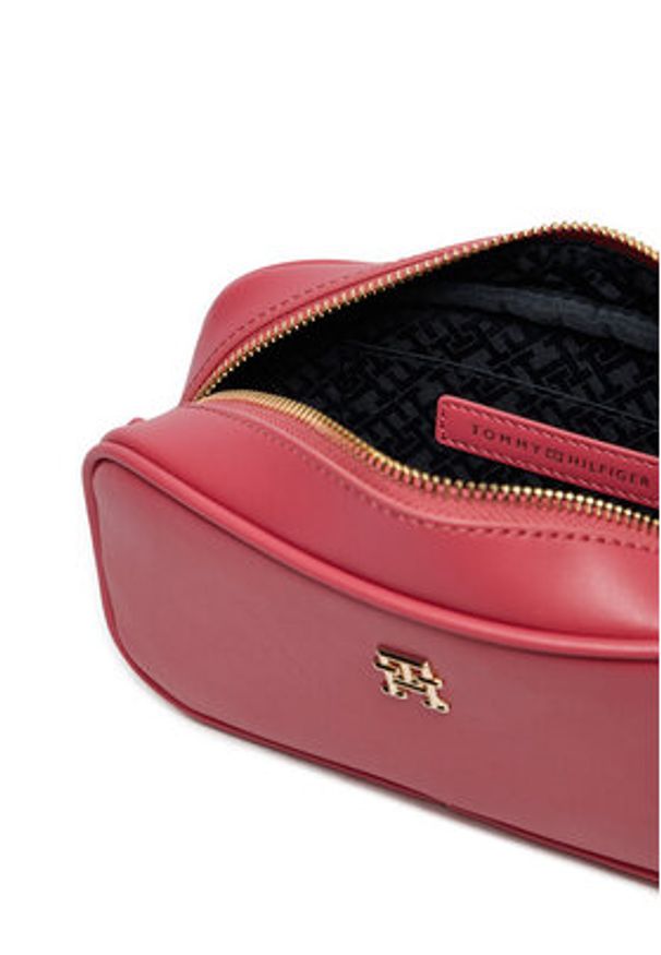 TOMMY HILFIGER - Tommy Hilfiger Torebka AW0AW16468 Różowy. Kolor: różowy. Materiał: skórzane