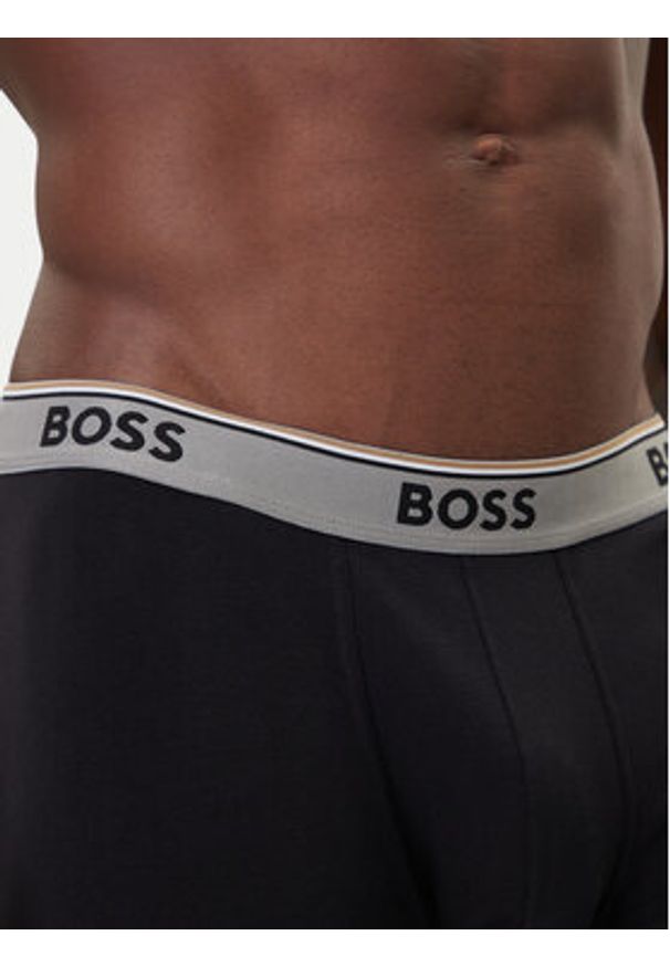 BOSS Komplet 3 par bokserek 50531684 Czarny. Kolor: czarny. Materiał: bawełna