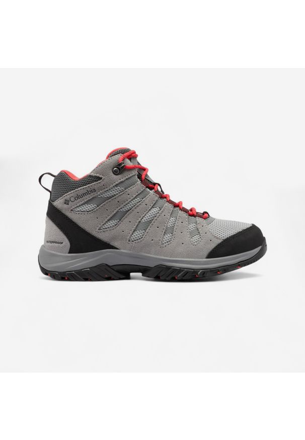 Decathlon - Buty turystyczne damskie Columbia Redmond III Mid wodoodporne. Materiał: kauczuk. Styl: sportowy