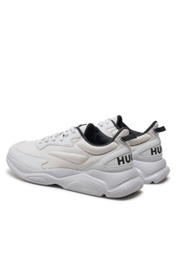 Hugo - HUGO Sneakersy Leon 50536960 10254074 01 Szary. Kolor: szary. Materiał: materiał
