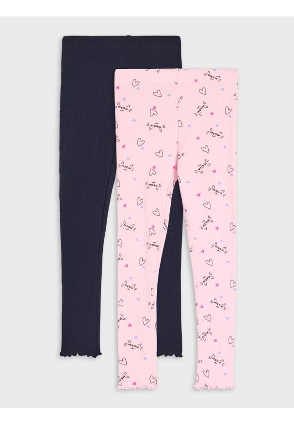 Sinsay - Legginsy ze wzorkiem 2 pack - wielobarwny