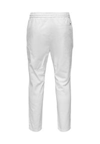Only & Sons Spodnie materiałowe 22024966 Biały Tapered Fit. Kolor: biały. Materiał: bawełna #6