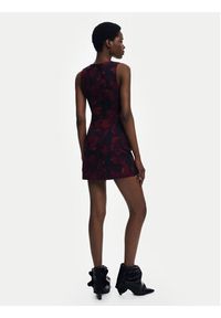 Desigual Sukienka koktajlowa Petofrunce 25WWVW20 Bordowy Slim Fit. Kolor: czerwony. Materiał: wiskoza. Styl: wizytowy #5