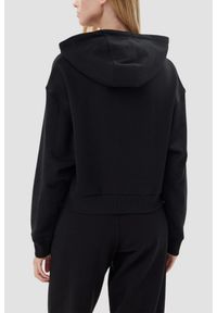 Guess - GUESS Сzarna bluza z kapturem damska z cyrkoniami Primula, Rozmiar L. Typ kołnierza: kaptur. Kolor: czarny #3