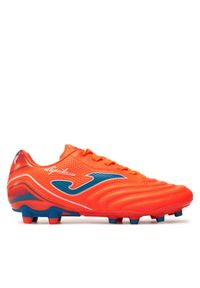 Joma Buty do piłki nożnej Aguila Firm Ground AGUW2408FG Pomarańczowy. Kolor: pomarańczowy. Materiał: skóra