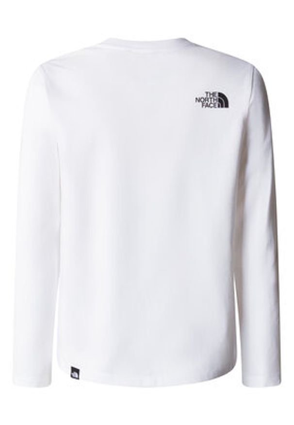 The North Face Bluzka Easy NF0A89J2 Biały Regular Fit. Kolor: biały. Materiał: syntetyk
