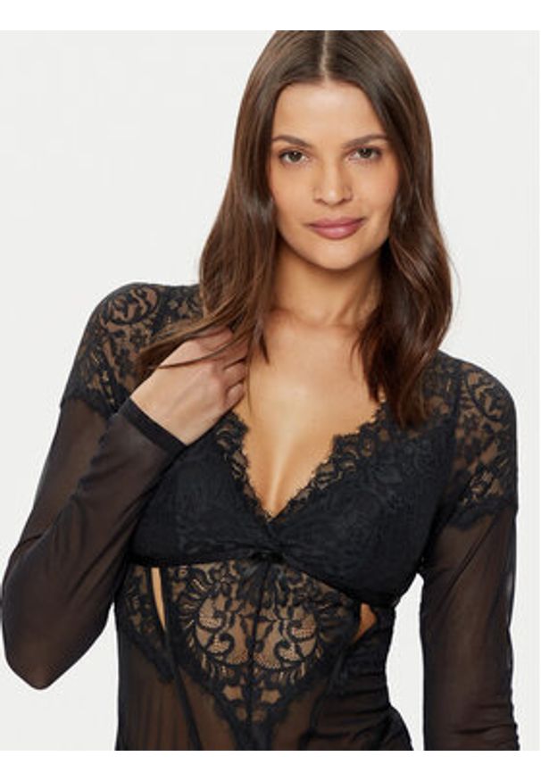 Hunkemöller Body Astrid 206245 Czarny. Kolor: czarny. Materiał: syntetyk