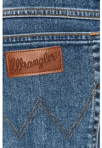 Wrangler - Szorty jeansowe. Okazja: na co dzień. Kolor: niebieski. Materiał: jeans. Wzór: gładki. Styl: casual #2