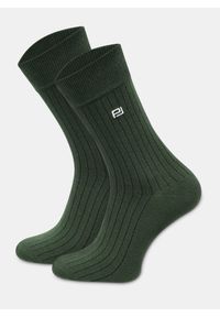 Pako Lorente - PAKO LORENTE - Zestaw skarpet męskich w prążek. Materiał: poliester, elastan, bawełna. Wzór: prążki #7